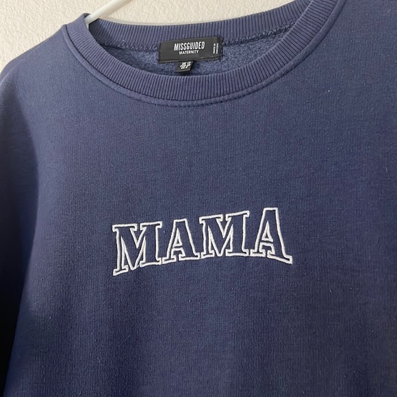 Embroidered MAMA sweatshirt - Picture 1 of 7